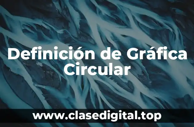 Definición técnica de Gráfica Circular