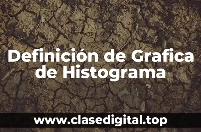 Definición de Grafica de Histograma