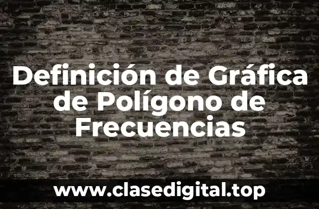 Definición de Gráfica de Polígono de Frecuencias