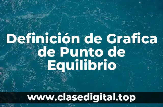 Definición de Grafica de Punto de Equilibrio