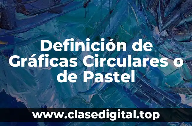 Definición de Gráficas Circulares o de Pastel