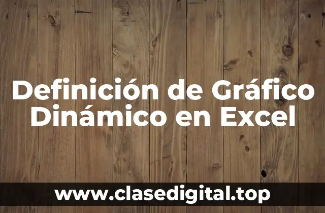 Definición de Gráfico Dinámico en Excel