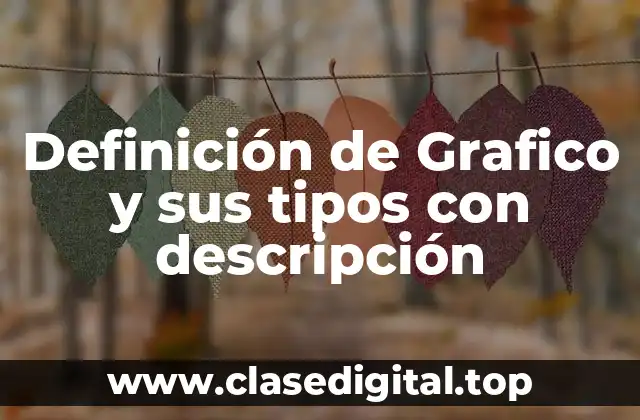 Definición de Grafico y sus tipos con descripción