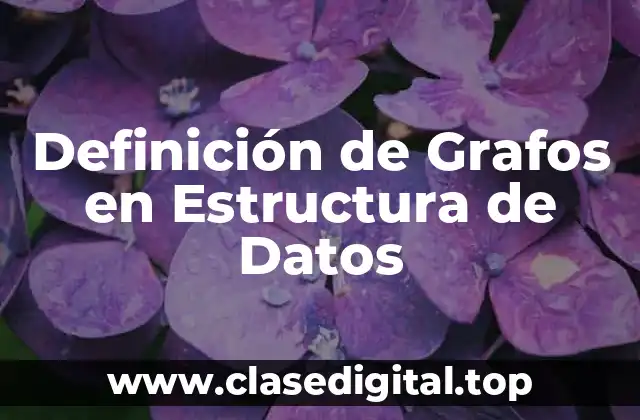Definición de Grafos en Estructura de Datos