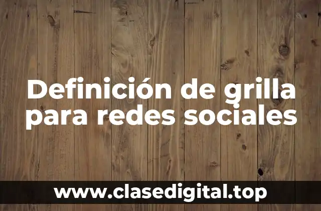 Ejemplos de grillas para redes sociales