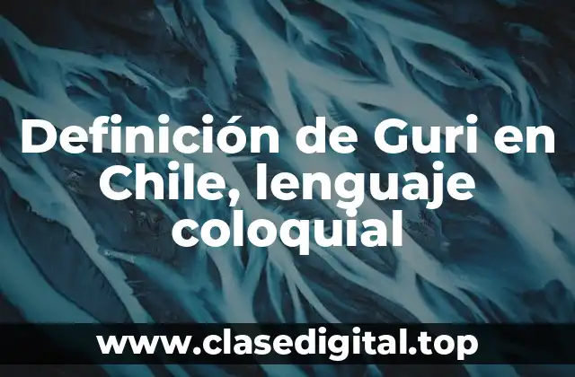 Definición de Guri en Chile, lenguaje coloquial