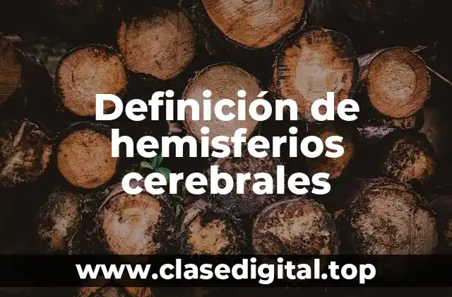 Definición de hemisferios cerebrales