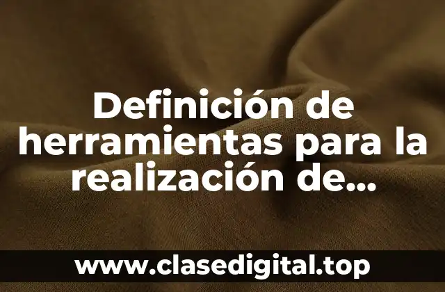 Definición de herramientas para la realización de reportes de software