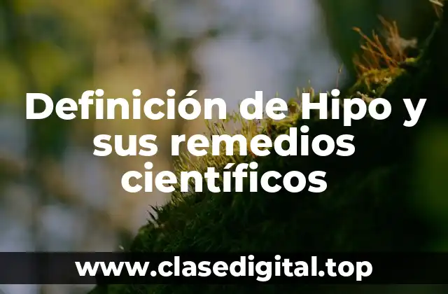 Definición de Hipo y sus remedios científicos