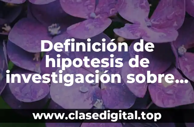 Ejemplos de hipotesis de investigación sobre derechos y obligaciones
