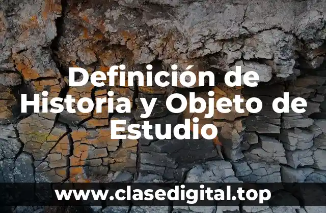 Definición Técnica de Historia