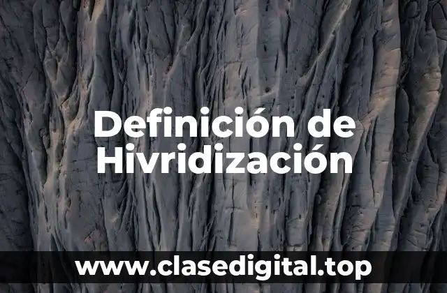 Ejemplos de hivridización