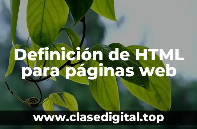 Ejemplos de HTML