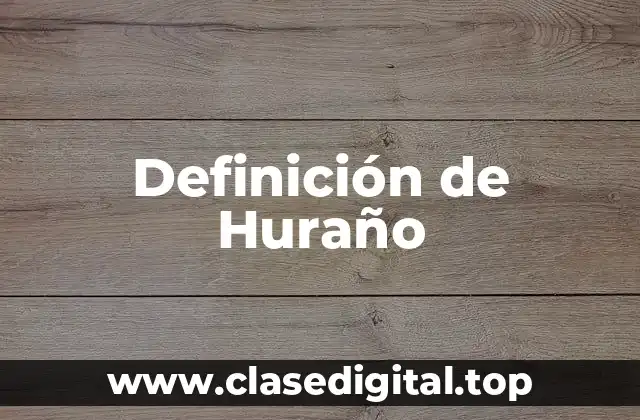 Definición de Huraño