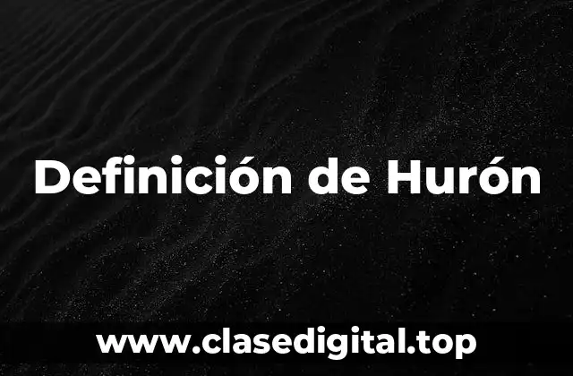 Definición de Hurón