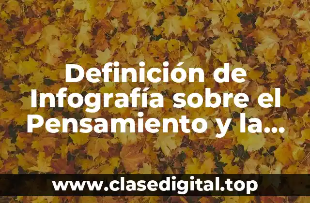 Definición de Infografía sobre el Pensamiento y la Inteligencia