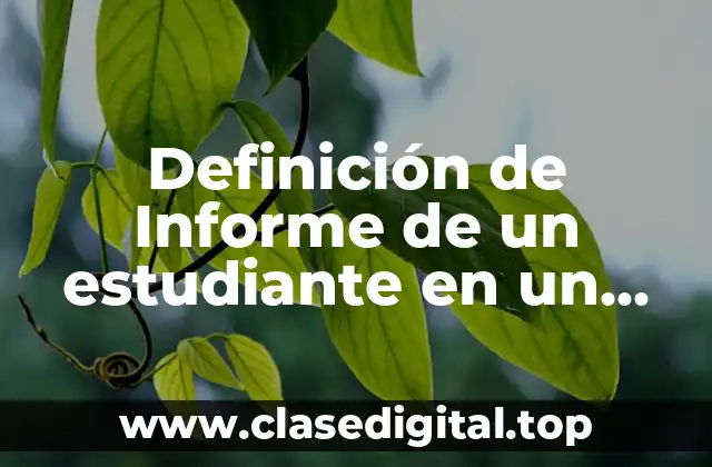 Ejemplos de informes de estudiantes en un hospital