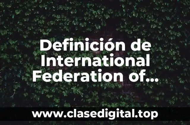 Definición técnica de IFAC