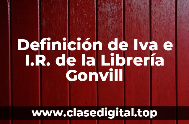 Ejemplos de IVA e I.R.