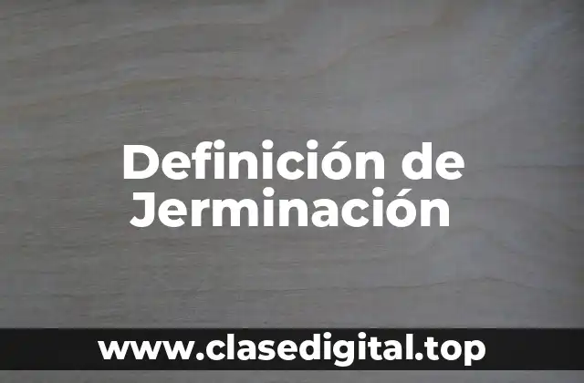 Definición de Jerminación