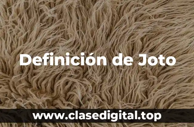 Definición de Joto