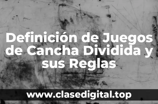 Definición de Juegos de Cancha Dividida y sus Reglas