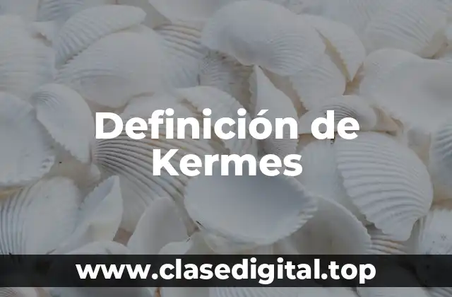 Definición de Kermes