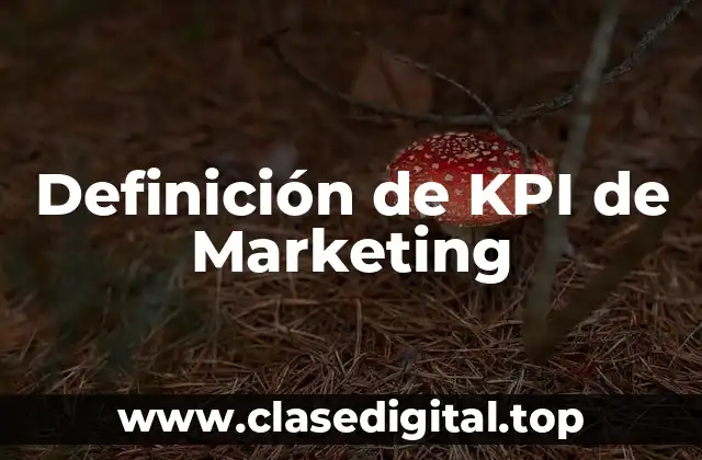 Definición de KPI de Marketing