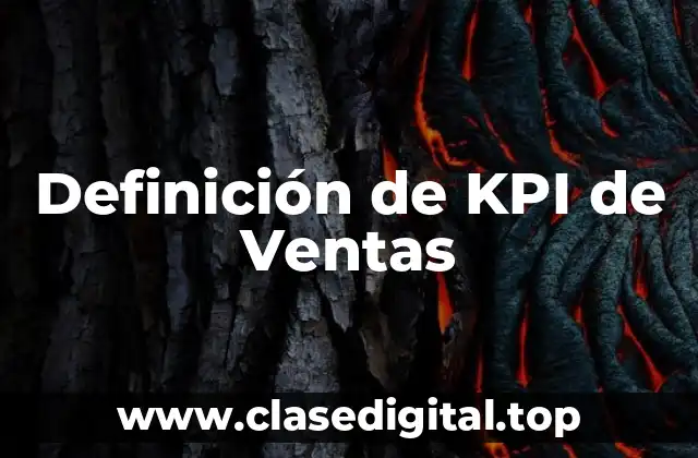 Definición de KPI de Ventas