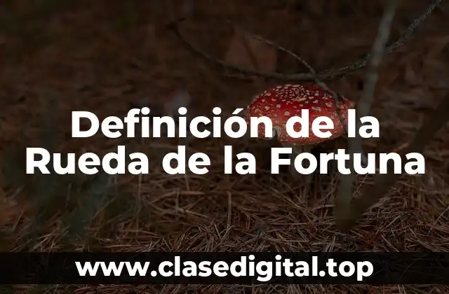Definición de la Rueda de la Fortuna