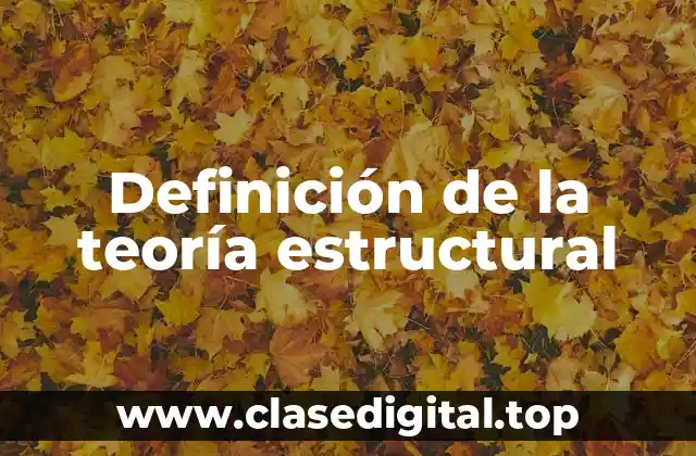 Ejemplos de la teoría estructural-funcionalista