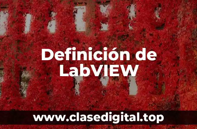 Definición de LabVIEW