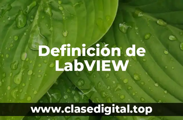 Definición de LabVIEW