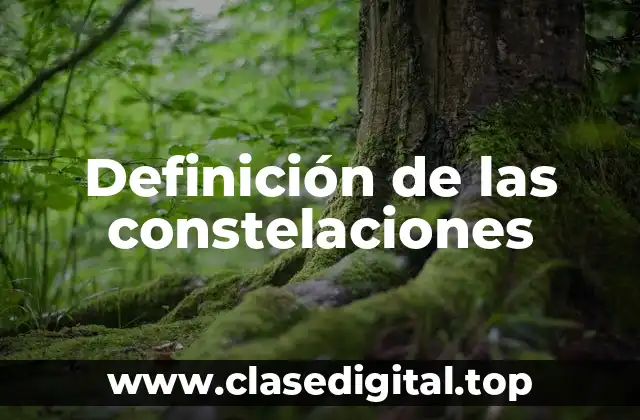 Definición de las constelaciones
