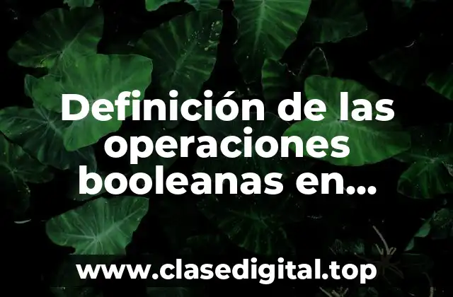 Definición de las operaciones booleanas en Inkscape