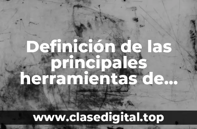 Definición de las principales herramientas de publisher