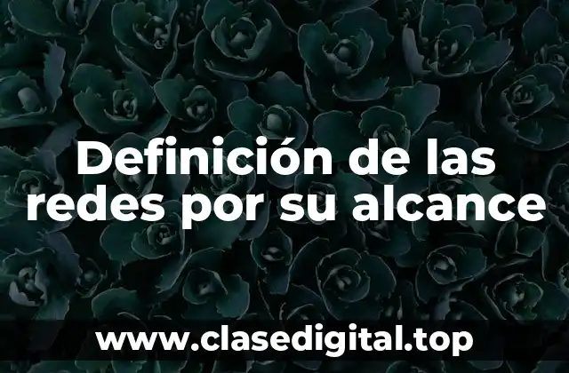 Definición de las redes por su alcance