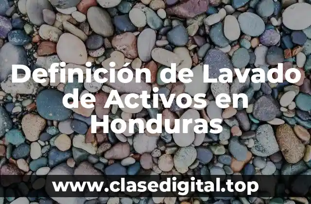 Ejemplos de Lavado de Activos