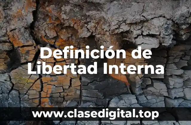 Definición de Libertad Interna