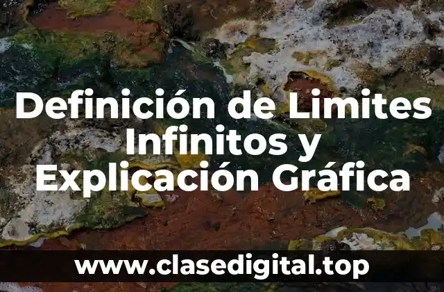 Definición de Limites Infinitos y Explicación Gráfica