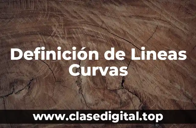 Ejemplos de líneas curvas