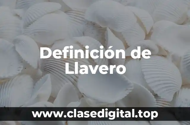 Definición de Llavero