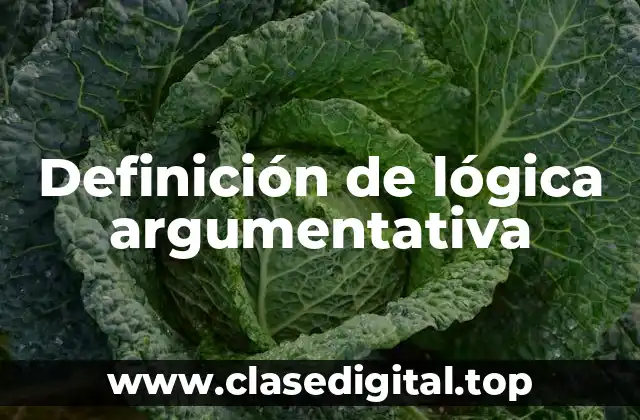 Definición de lógica argumentativa