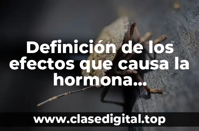 Definición de los efectos que causa la hormona progesterona