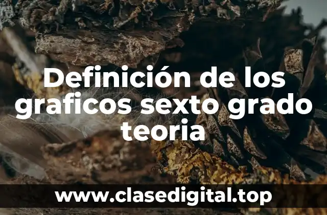 Definición de los graficos sexto grado teoria