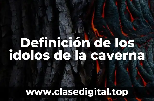 Ejemplos de los idolos de la caverna