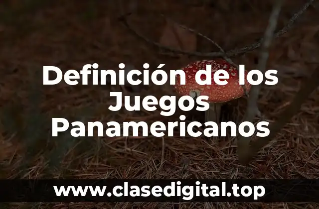 Definición de los Juegos Panamericanos