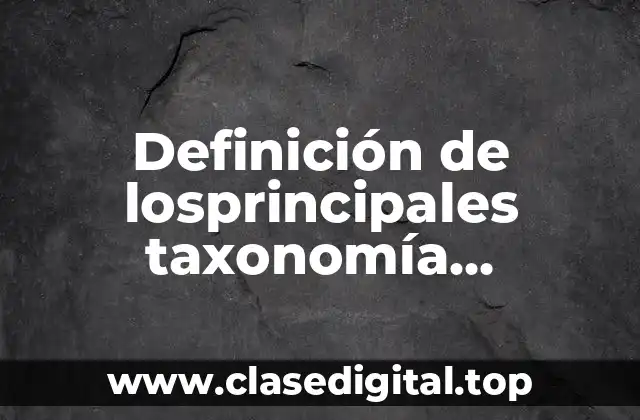 Ejemplos de losprincipales taxonomía propuesta por linneo del reino animal