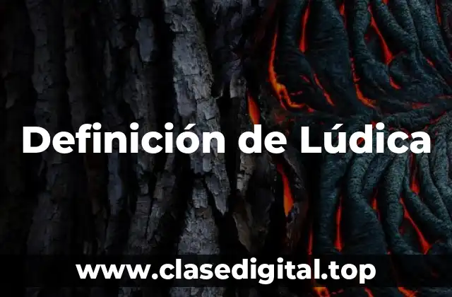 Definición de Lúdica