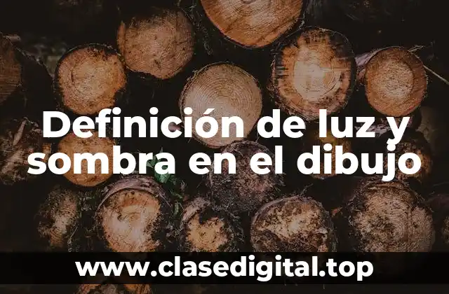 Definición de luz y sombra en el dibujo
